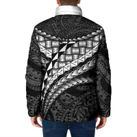 Hawaii Lauhala Tattoo Padded Jacket Hawaiian Hala Leaf Weaving LT14 - Polynesian Pride