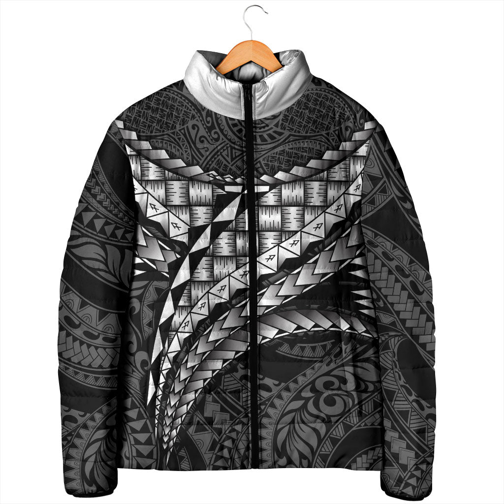 Hawaii Lauhala Tattoo Padded Jacket Hawaiian Hala Leaf Weaving LT14 - Polynesian Pride