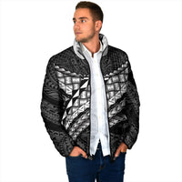 Hawaii Lauhala Tattoo Padded Jacket Hawaiian Hala Leaf Weaving LT14 - Polynesian Pride