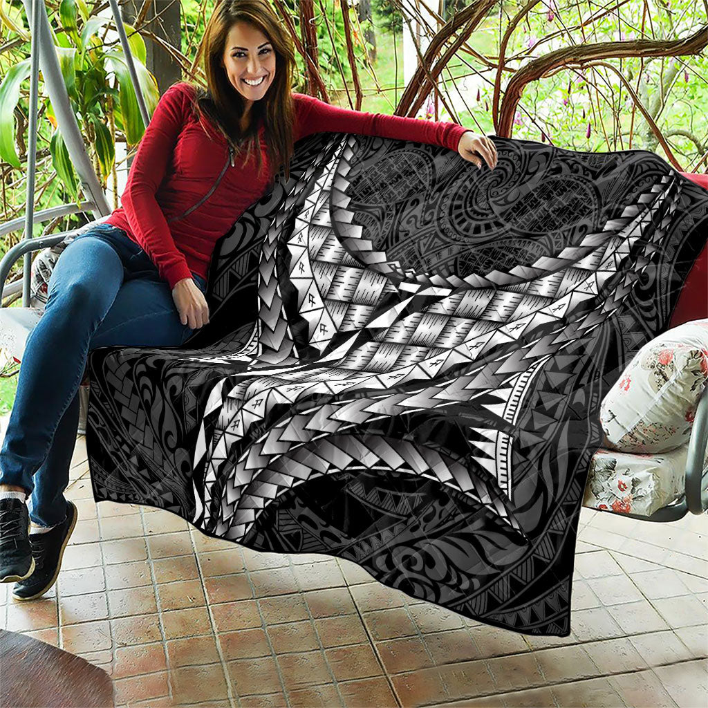 Hawaii Lauhala Tattoo Quilt Hawaiian Hala Leaf Weaving LT14 - Polynesian Pride
