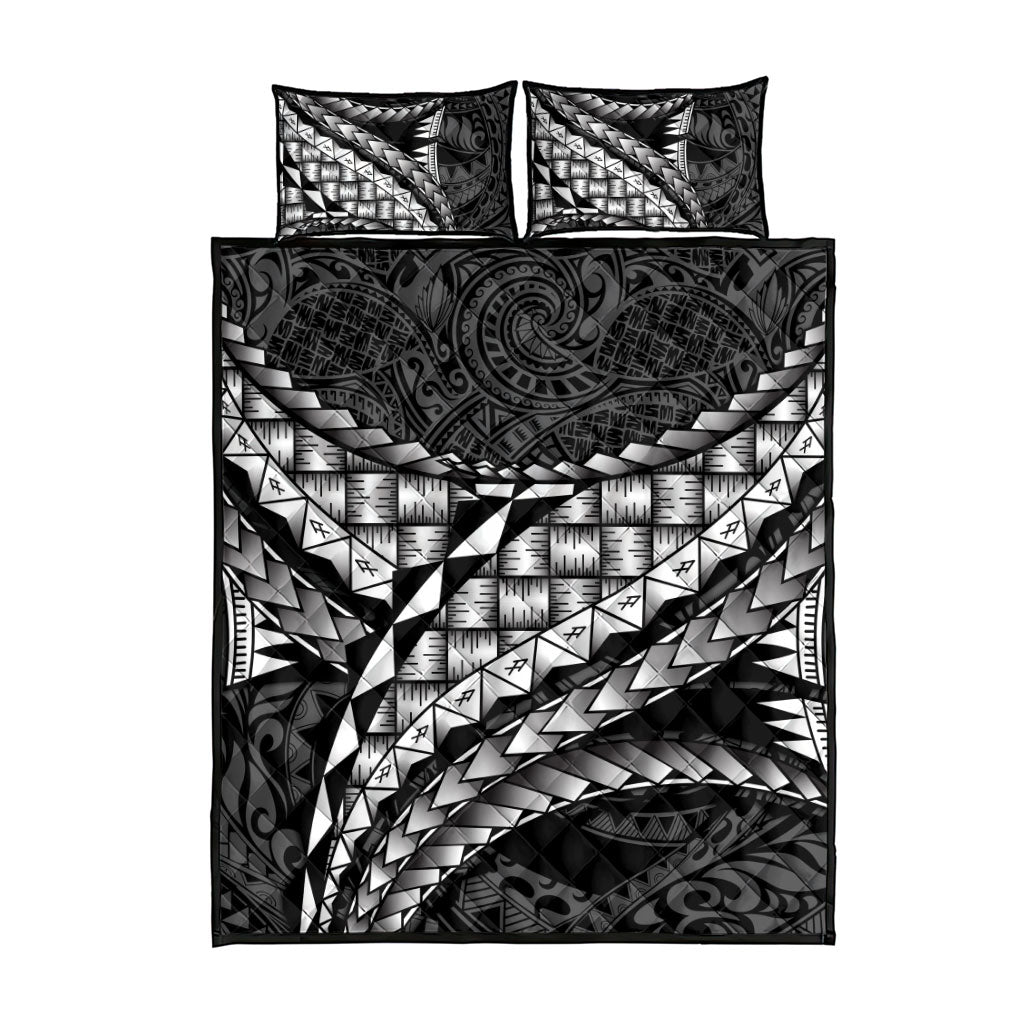 Hawaii Lauhala Tattoo Quilt Bed Set Hawaiian Hala Leaf Weaving LT14 - Polynesian Pride
