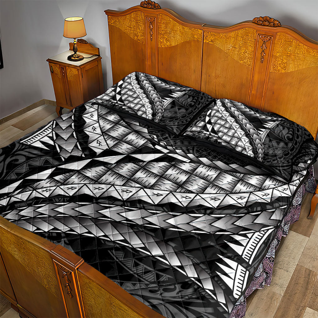 Hawaii Lauhala Tattoo Quilt Bed Set Hawaiian Hala Leaf Weaving LT14 - Polynesian Pride
