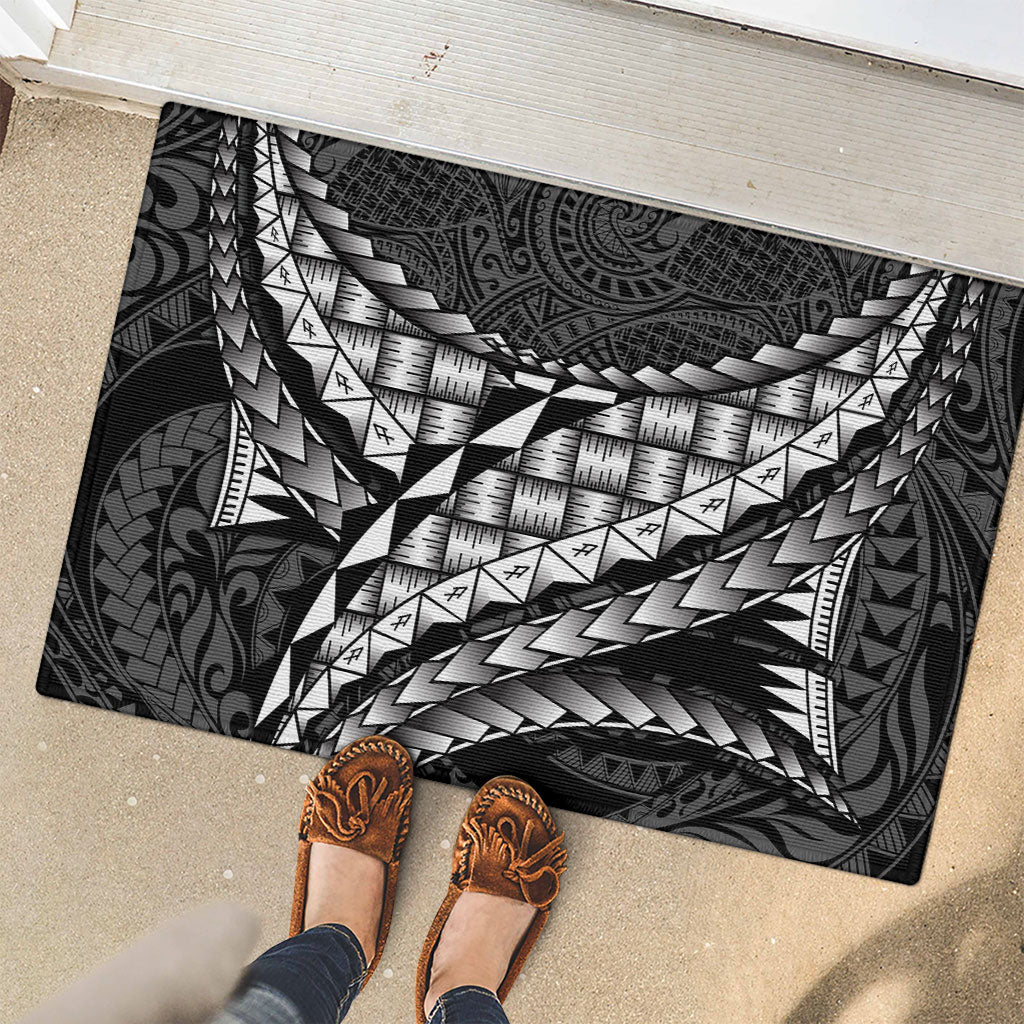 Hawaii Lauhala Tattoo Rubber Doormat Hawaiian Hala Leaf Weaving LT14 - Polynesian Pride