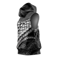 Hawaii Lauhala Tattoo Sleeveless Hoodie Hawaiian Hala Leaf Weaving LT14 - Polynesian Pride