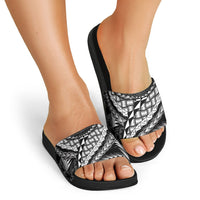 Hawaii Lauhala Tattoo Slide Sandals Hawaiian Hala Leaf Weaving LT14 - Polynesian Pride