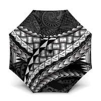 Hawaii Lauhala Tattoo Umbrella Hawaiian Hala Leaf Weaving LT14 One Size Folded 11.42 inch Opened Diameter 37.4 inch Black - Polynesian Pride