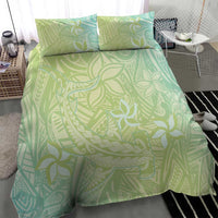 Baby Green Gradient Polynesia Bedding Set Hawaiian Tribal Hammerhead Shark Tattoo LT14 - Polynesian Pride