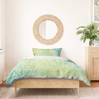 Baby Green Gradient Polynesia Bedding Set Hawaiian Tribal Hammerhead Shark Tattoo LT14 - Polynesian Pride