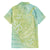 Baby Green Gradient Polynesia Family Matching Puletasi and Hawaiian Shirt Hawaiian Tribal Hammerhead Shark Tattoo