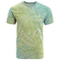 Baby Green Gradient Polynesia T Shirt Hawaiian Tribal Hammerhead Shark Tattoo LT14 Baby Green - Polynesian Pride