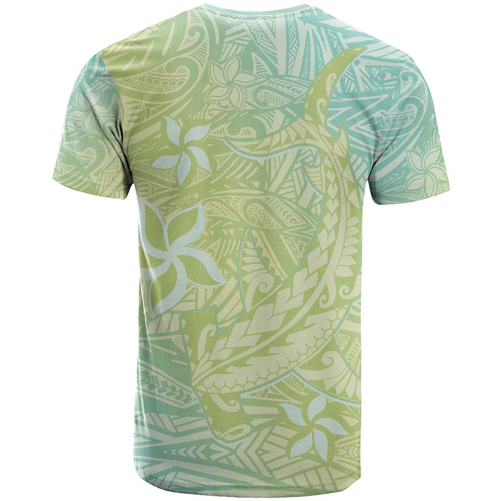 Baby Green Gradient Polynesia T Shirt Hawaiian Tribal Hammerhead Shark Tattoo LT14 - Polynesian Pride