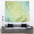 Baby Green Gradient Polynesia Tapestry Hawaiian Tribal Hammerhead Shark Tattoo