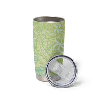 Baby Green Gradient Polynesia Tumbler Cup Hawaiian Tribal Hammerhead Shark Tattoo LT14 - Polynesian Pride