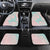 Baby Pink Gradient Polynesia Car Mats Hawaiian Tribal Hammerhead Shark Tattoo