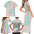 Baby Pink Gradient Polynesia Family Matching Short Sleeve Bodycon Dress and Hawaiian Shirt Hawaiian Tribal Hammerhead Shark Tattoo