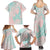 Baby Pink Gradient Polynesia Family Matching Summer Maxi Dress and Hawaiian Shirt Hawaiian Tribal Hammerhead Shark Tattoo