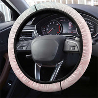 Baby Pink Gradient Polynesia Steering Wheel Cover Hawaiian Tribal Hammerhead Shark Tattoo LT14 - Polynesian Pride