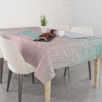 Baby Pink Gradient Polynesia Tablecloth Hawaiian Tribal Hammerhead Shark Tattoo LT14 - Polynesian Pride