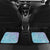 Baby Blue Gradient Polynesia Car Mats Hawaiian Tribal Hammerhead Shark Tattoo