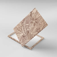 Pastel Brown Polynesia Canvas Wall Art Hawaiian Tribal Hammerhead Shark Tattoo LT14 With Frame Pastel Brown - Polynesian Pride