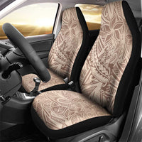 Pastel Brown Polynesia Car Seat Cover Hawaiian Tribal Hammerhead Shark Tattoo LT14 - Polynesian Pride