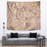 Pastel Brown Polynesia Tapestry Hawaiian Tribal Hammerhead Shark Tattoo LT14 Pastel Brown - Polynesian Pride