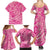 Beige Gradient Polynesia Family Matching Summer Maxi Dress and Hawaiian Shirt Hawaiian Tribal Hammerhead Shark Tattoo