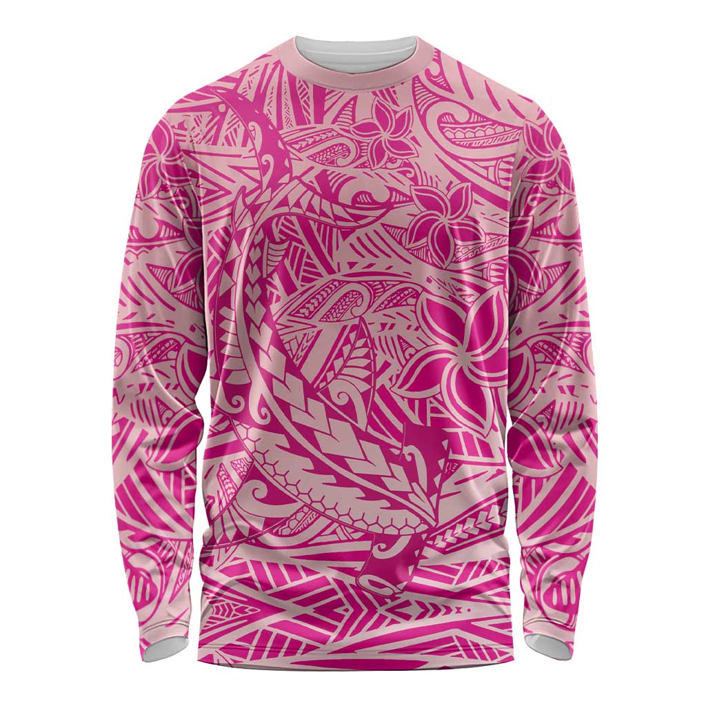 Beige Gradient Polynesia Long Sleeve Shirt Hawaiian Tribal Hammerhead Shark Tattoo LT14 Unisex Beige - Polynesian Pride