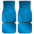 Blue Gradient Polynesia Car Mats Hawaiian Tribal Hammerhead Shark Tattoo