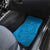 Blue Gradient Polynesia Car Mats Hawaiian Tribal Hammerhead Shark Tattoo