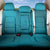 Dark Cyan Gradient Polynesia Back Car Seat Cover Hawaiian Tribal Hammerhead Shark Tattoo