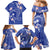 FSM Chuuk Constitution Day Family Matching Mermaid Dress and Hawaiian Shirt Frangipani Flowers Polynesian Curves Style