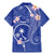 FSM Chuuk Constitution Day Family Matching Mermaid Dress and Hawaiian Shirt Frangipani Flowers Polynesian Curves Style