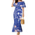 FSM Chuuk Constitution Day Family Matching Mermaid Dress and Hawaiian Shirt Frangipani Flowers Polynesian Curves Style