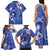 FSM Chuuk Constitution Day Family Matching Tank Maxi Dress and Hawaiian Shirt Frangipani Flowers Polynesian Curves Style