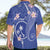 FSM Chuuk Constitution Day Hawaiian Shirt Frangipani Flowers Polynesian Curves Style