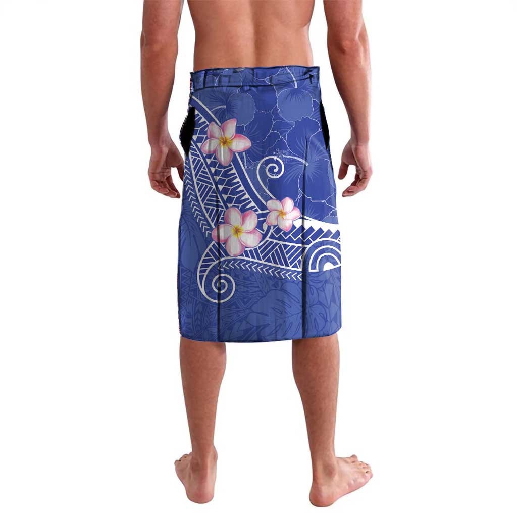 FSM Chuuk Constitution Day Lavalava Frangipani Flowers Polynesian Curves Style LT14 - Polynesian Pride