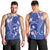 FSM Chuuk Constitution Day Men Tank Top Frangipani Flowers Polynesian Curves Style