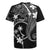 FSM Chuuk Rugby Jersey Turtle Tropical Flowers Polynesian - Black