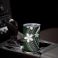 FSM Chuuk Tumbler Cup Turtle Tropical Flowers Polynesian - Green LT14 - Polynesian Pride