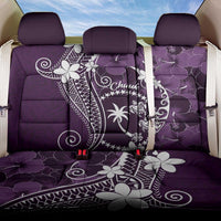 FSM Chuuk Back Car Seat Cover Turtle Tropical Flowers Polynesian - Purple LT14 One Size Purple - Polynesian Pride