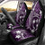 FSM Chuuk Car Seat Cover Turtle Tropical Flowers Polynesian - Purple