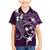 FSM Chuuk Family Matching Mermaid Dress and Hawaiian Shirt Turtle Tropical Flowers Polynesian - Purple