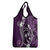 FSM Chuuk Grocery Bag Turtle Tropical Flowers Polynesian - Purple