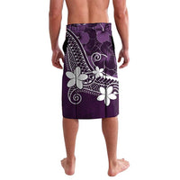 FSM Chuuk Lavalava Turtle Tropical Flowers Polynesian - Purple LT14 - Polynesian Pride