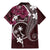 FSM Chuuk Family Matching Mermaid Dress and Hawaiian Shirt Turtle Tropical Flowers Polynesian - Pink