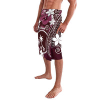 FSM Chuuk Lavalava Turtle Tropical Flowers Polynesian - Pink LT14 - Polynesian Pride