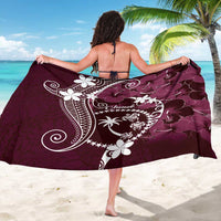 FSM Chuuk Sarong Turtle Tropical Flowers Polynesian - Pink LT14 - Polynesian Pride