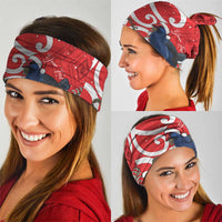 Personalized New Zealand Pukeko Christmas Neck Gaiter Meri Kirihimete Taniko Ponga Koru Red LT14 - Polynesian Pride