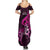 polynesia-breast-cancer-awareness-family-matching-summer-maxi-dress-and-hawaiian-shirt-think-pink-polynesian-ribbon-black-version